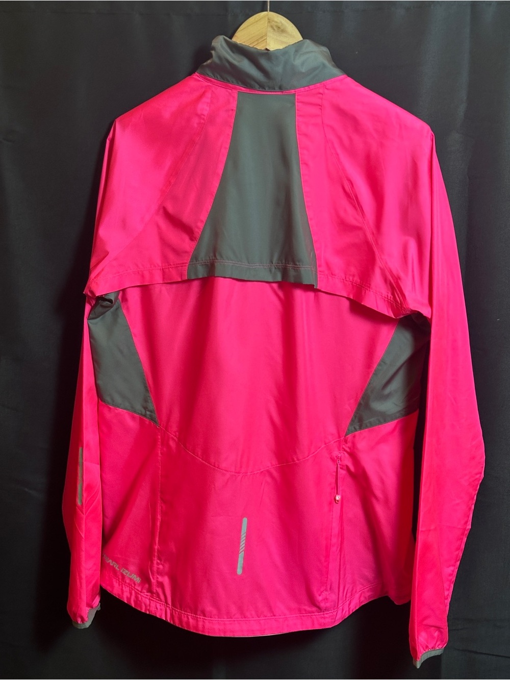 Pearl Izumi Elite Convertible Cycling Jacket Vest woman’s XL Neon Pink Wind - Picture 4 of 11